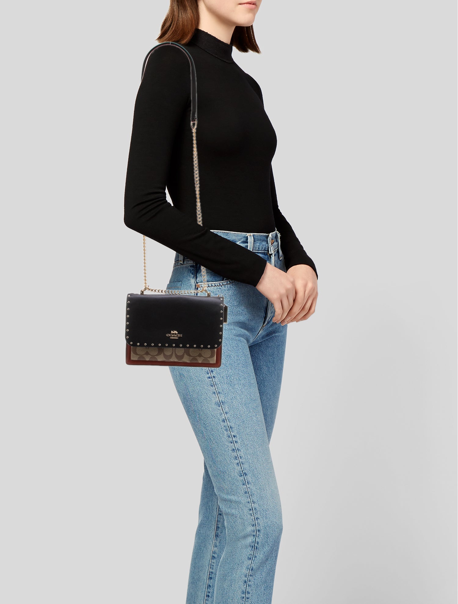 Coach Leather Shoulder Bag