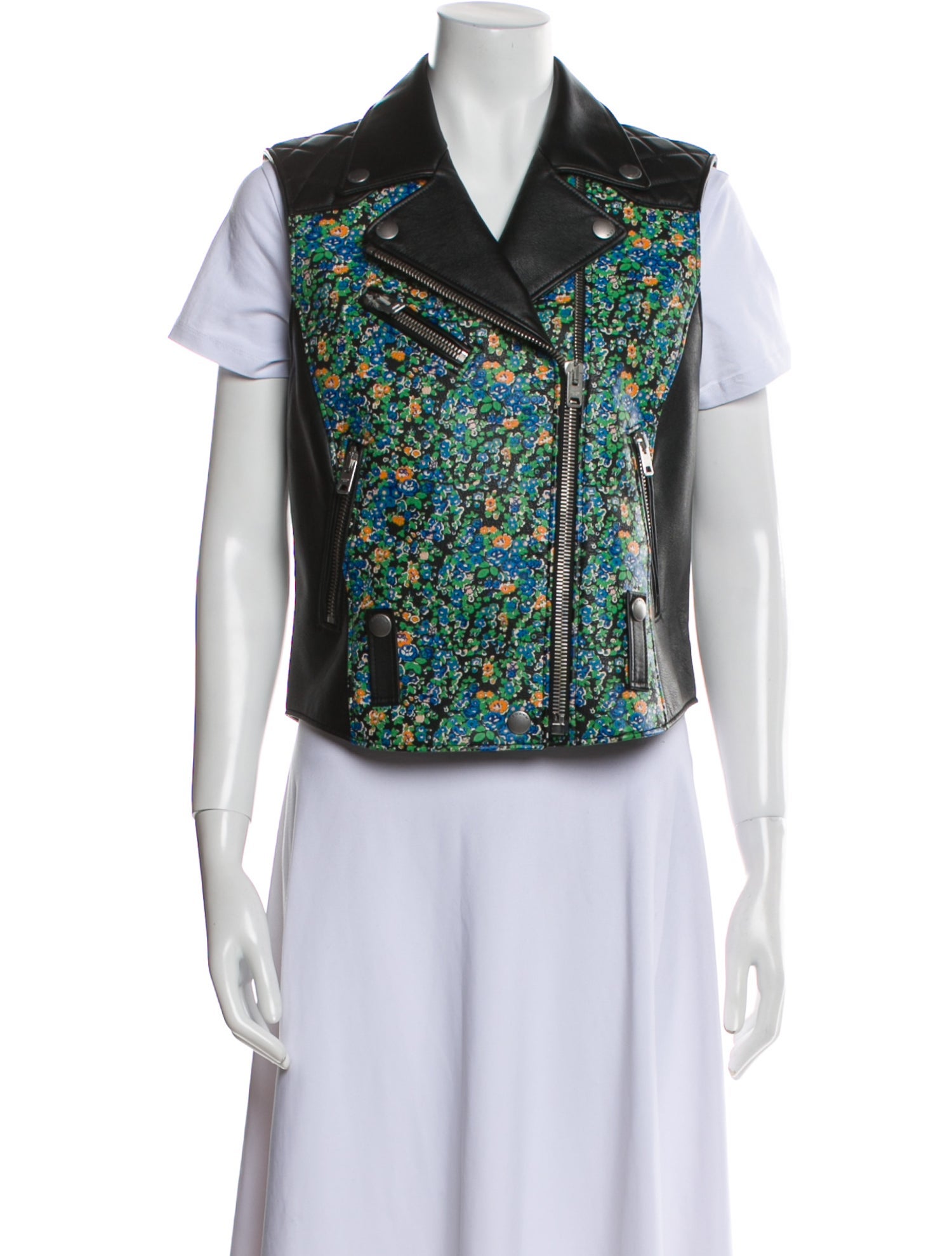 Coach Floral Print Vest