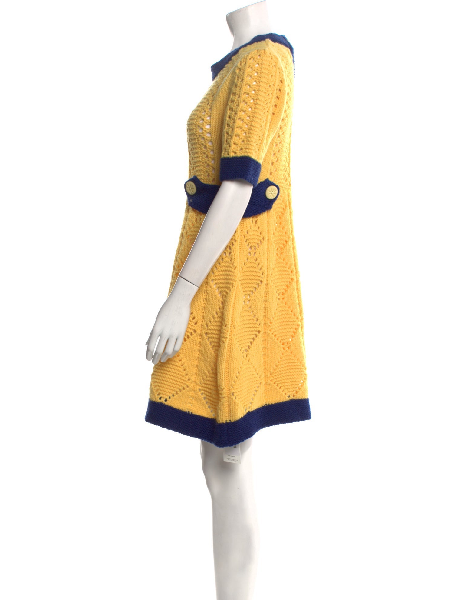 Coach Colorblock Pattern Mini Dress