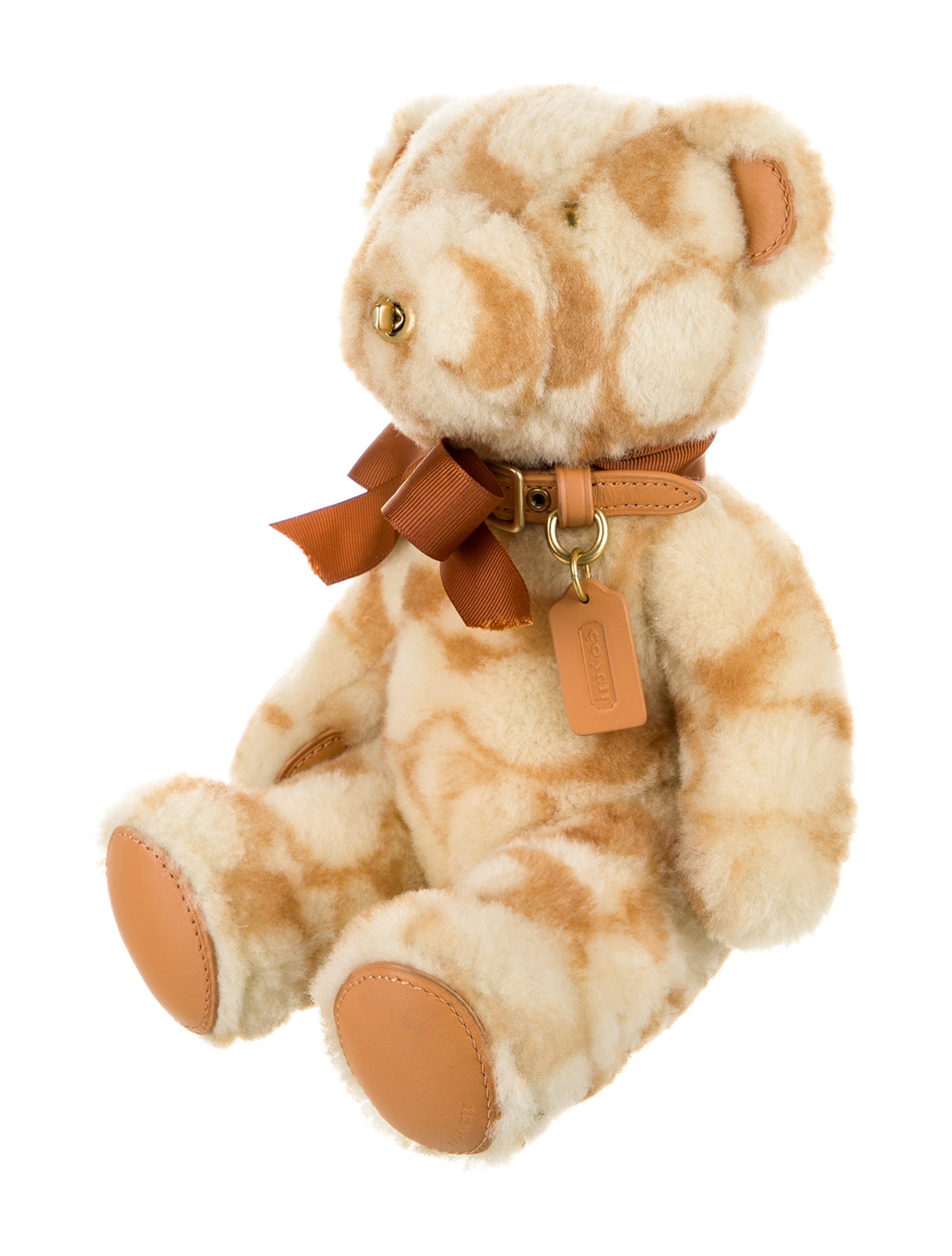 Coach Signature Bear Collectible Plush