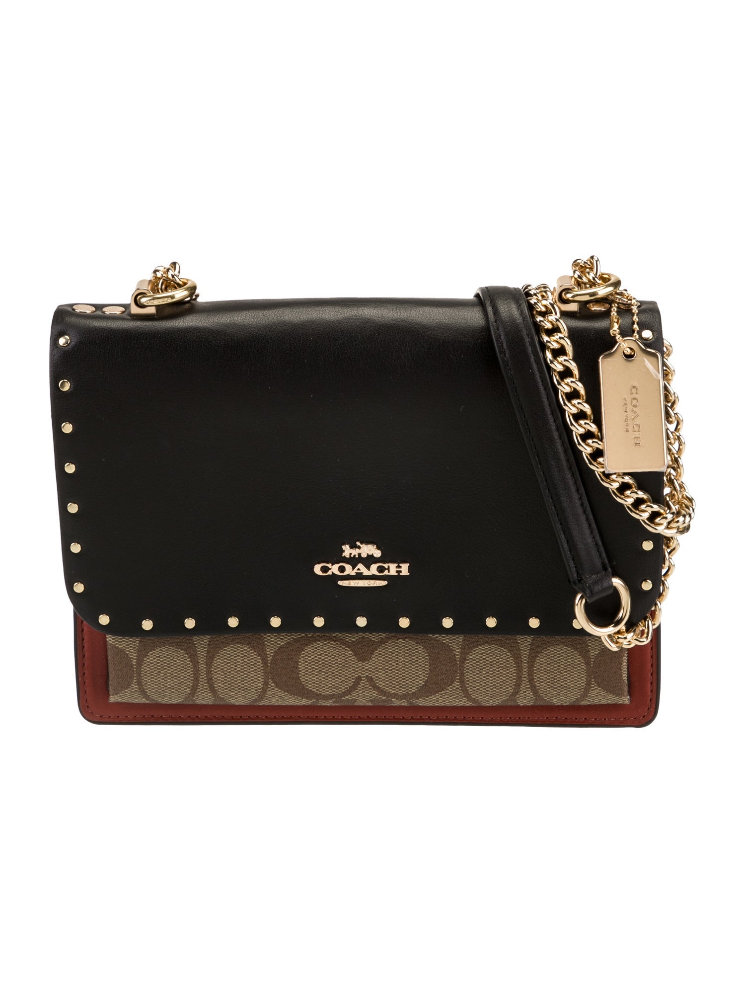 Coach Leather Shoulder Bag