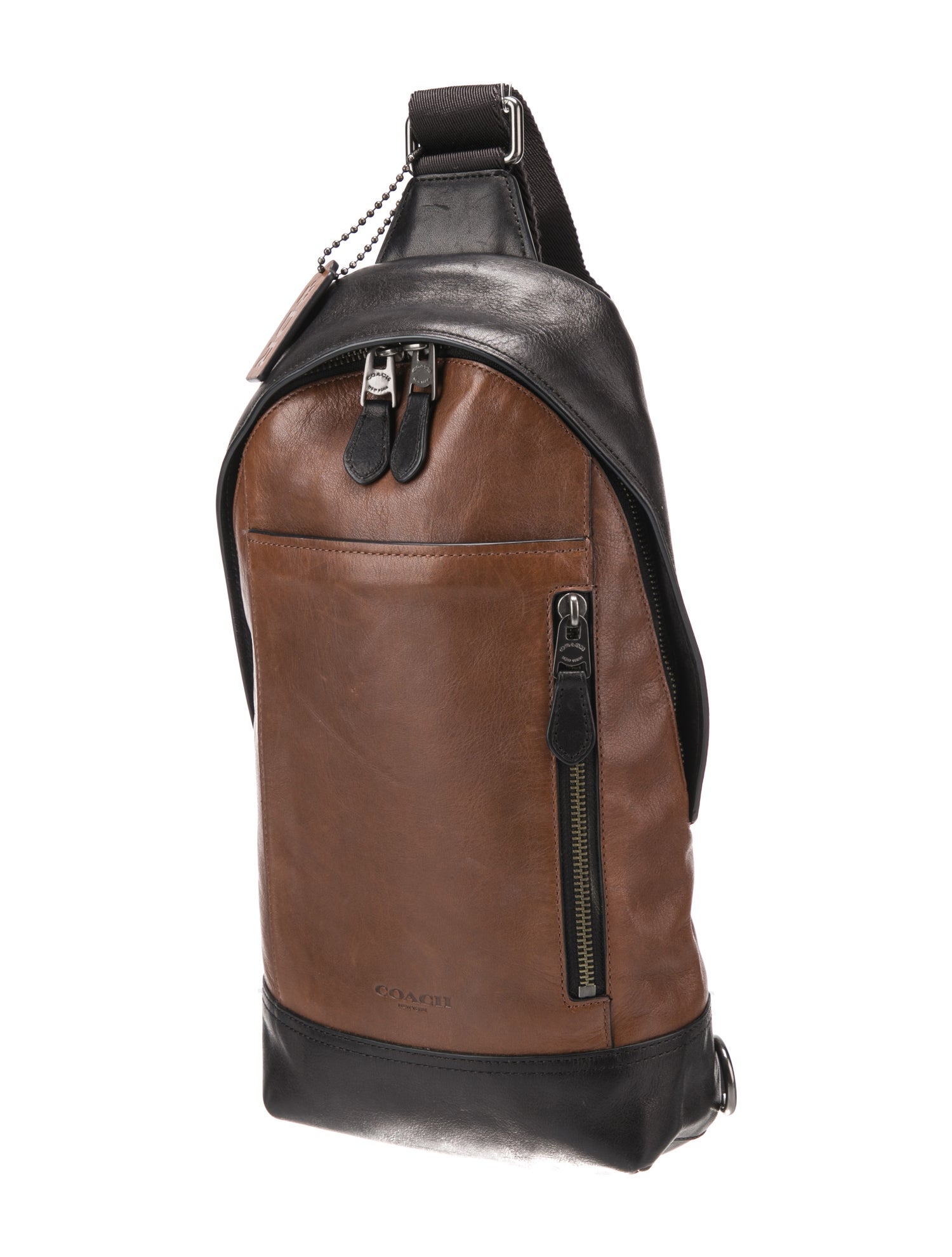 Coach Leather Backpack