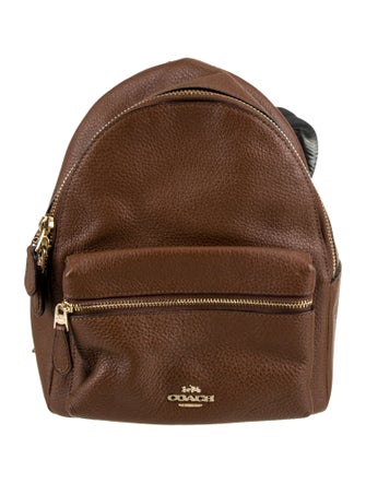 Coach Leather Backpack