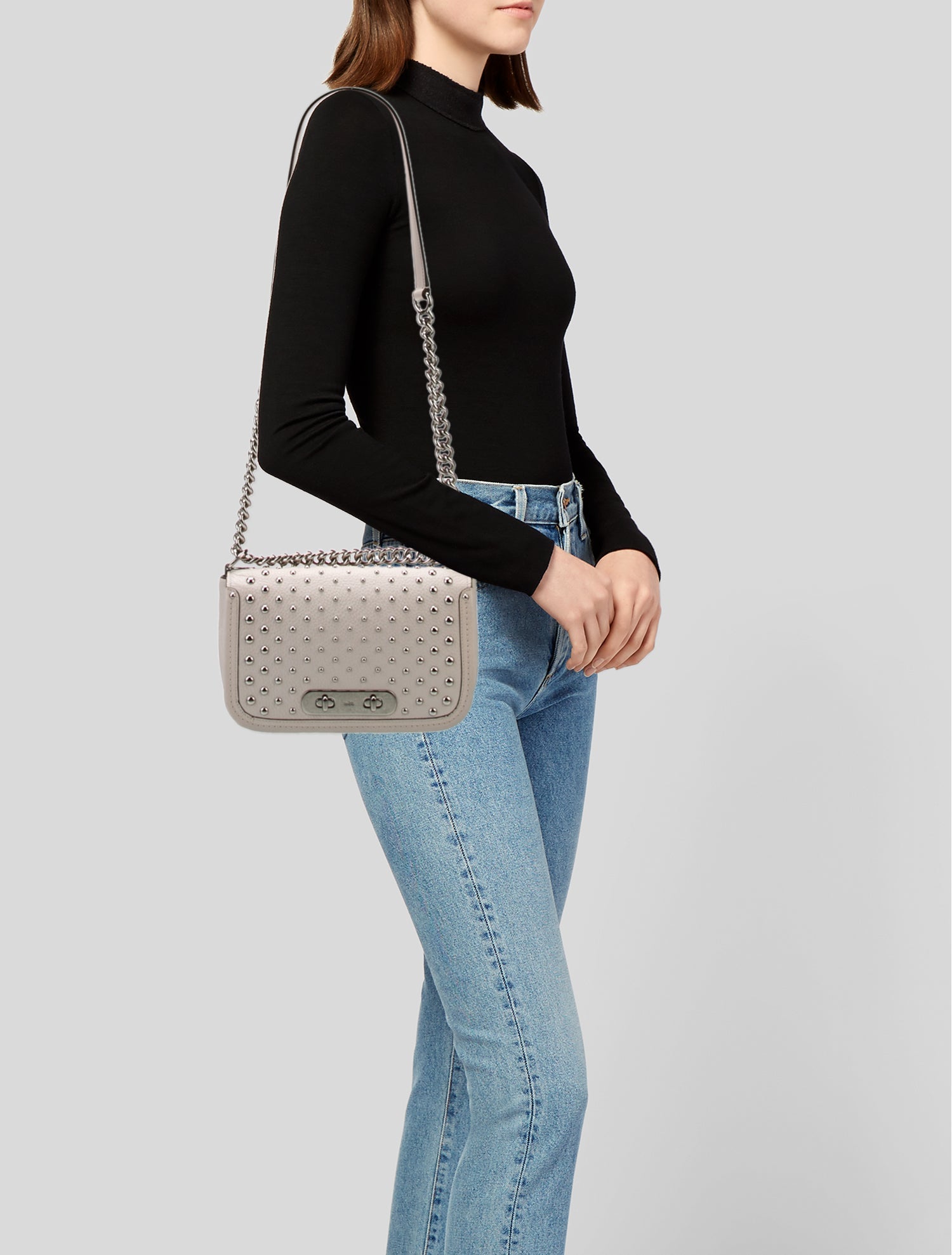 Coach Leather Shoulder Bag