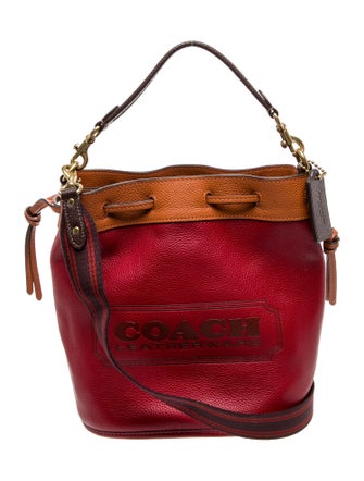 Coach Leather Bucket Bag