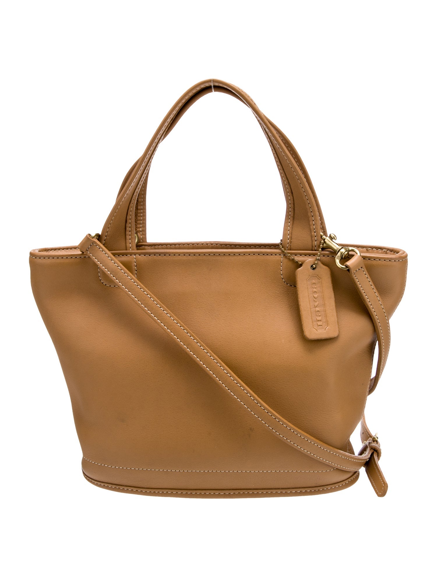 Coach Leather Top Handle Bag
