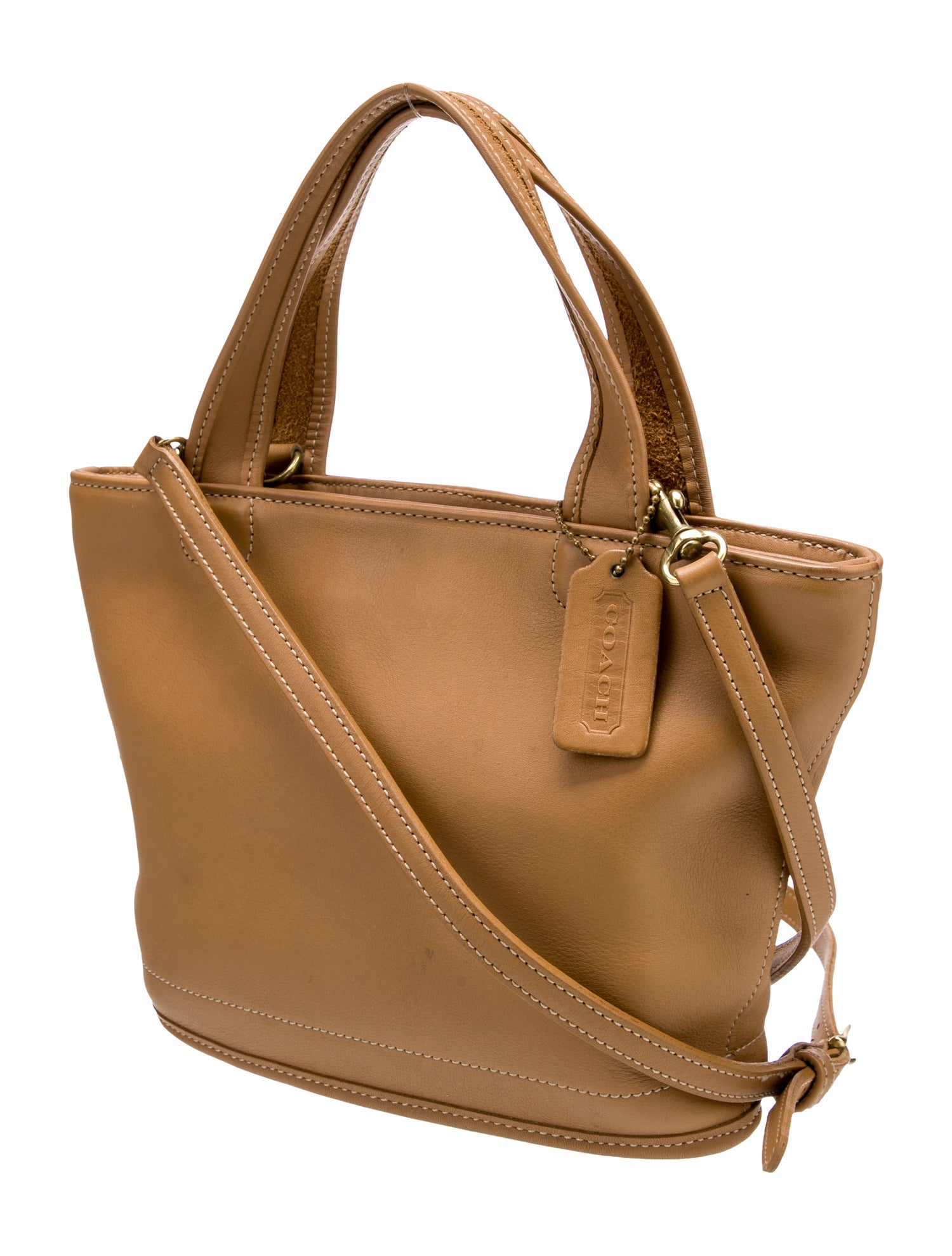 Coach Leather Top Handle Bag