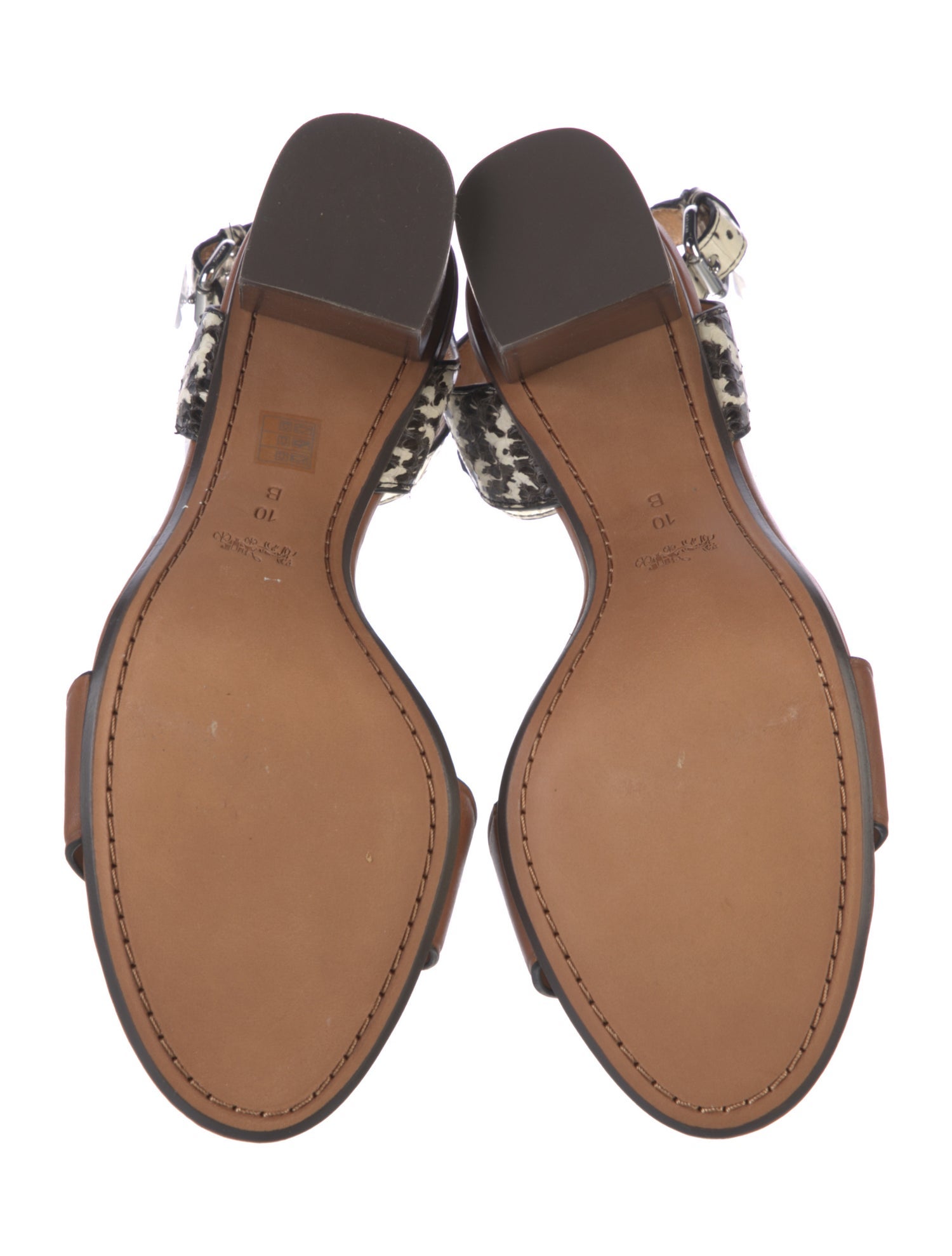 Coach Leather Sandals