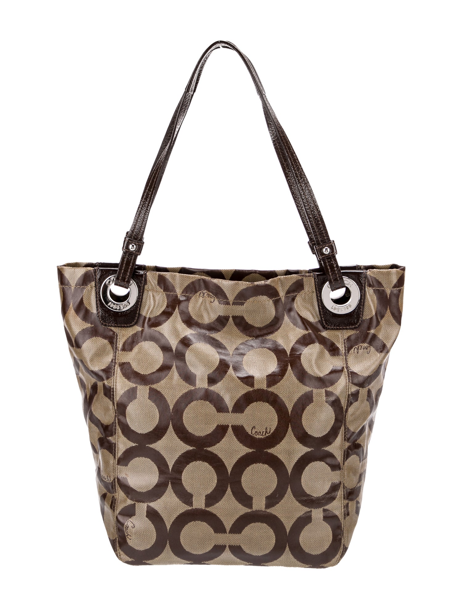 Coach Monogram Top Handle Bag