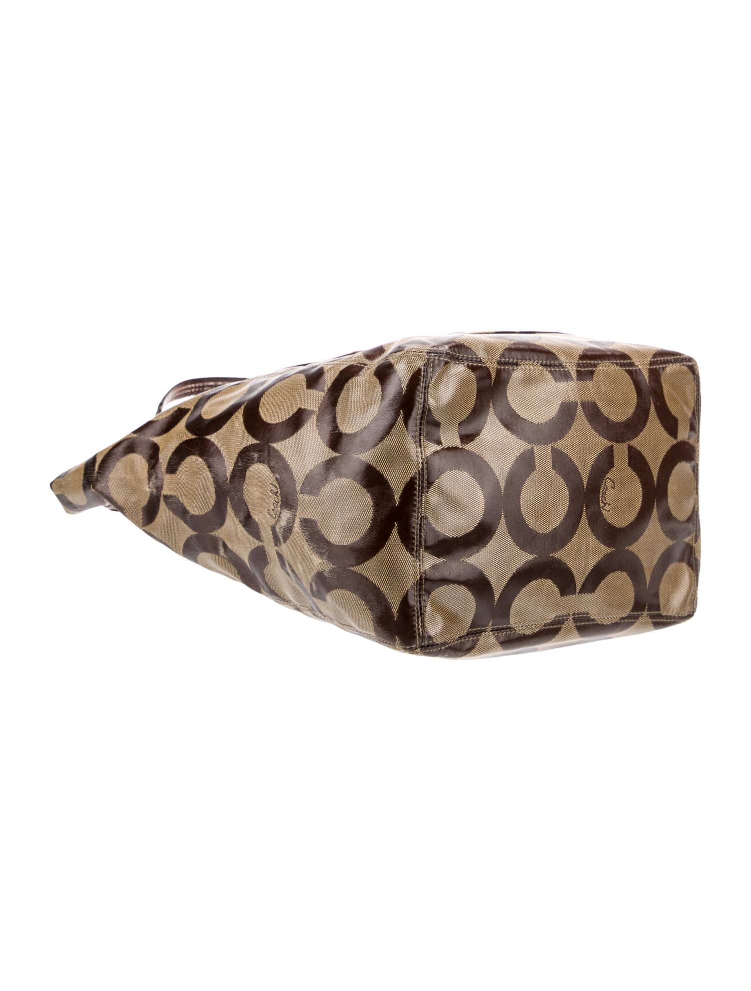 Coach Monogram Top Handle Bag