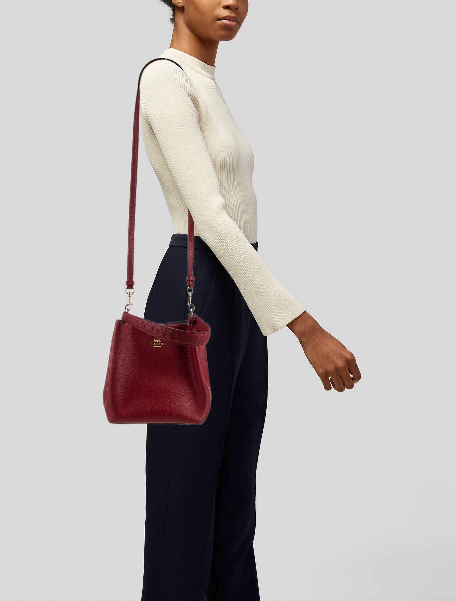 Coach Interlocking G Prada Galleria Double Zip