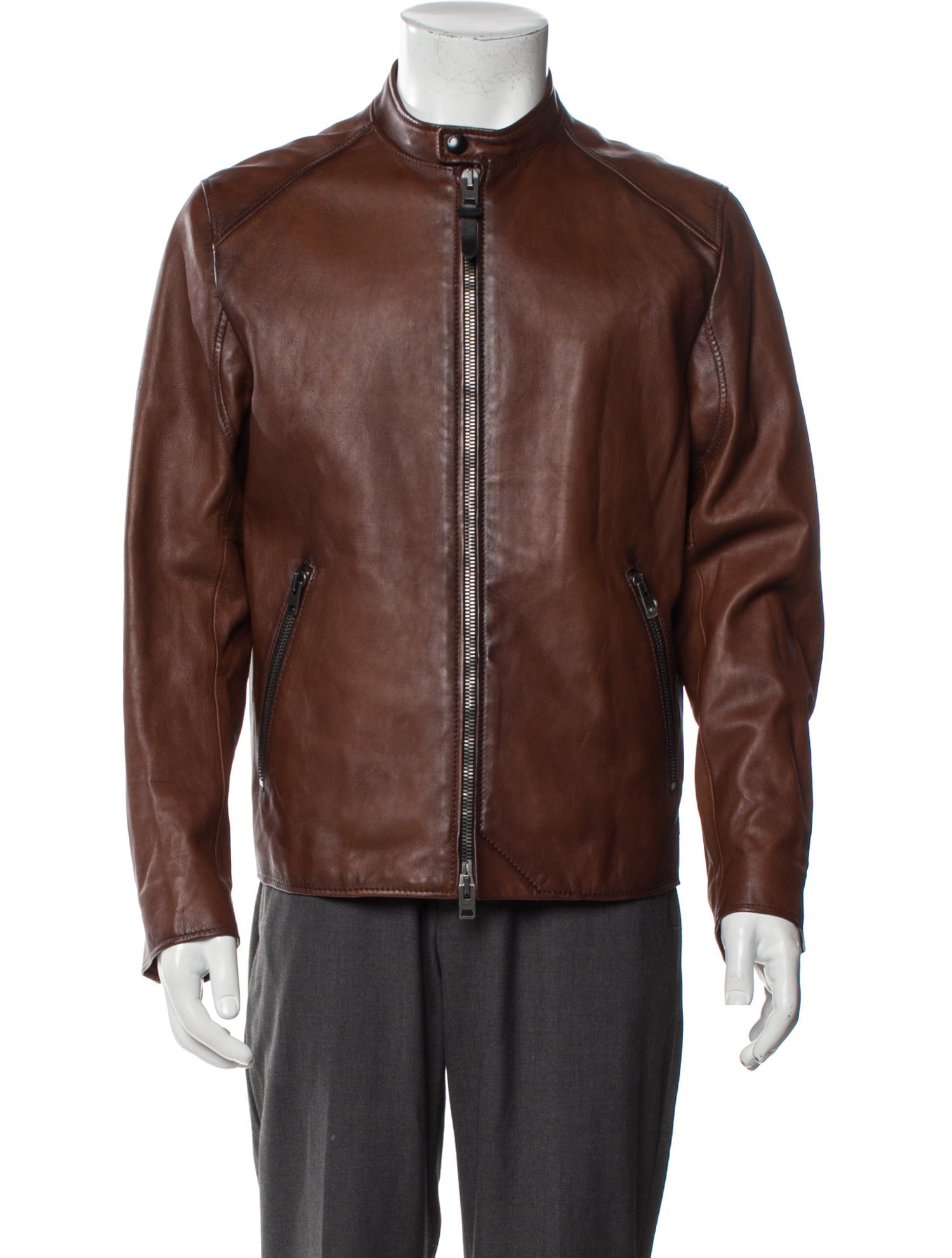 Coach Leather Moto Jacket