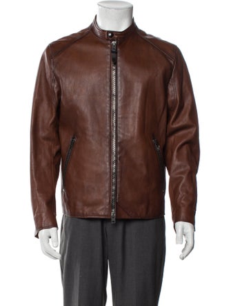 Coach Leather Moto Jacket