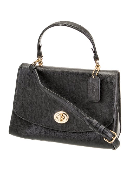 Coach Leather Top Handle Bag