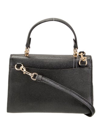 Coach Leather Top Handle Bag