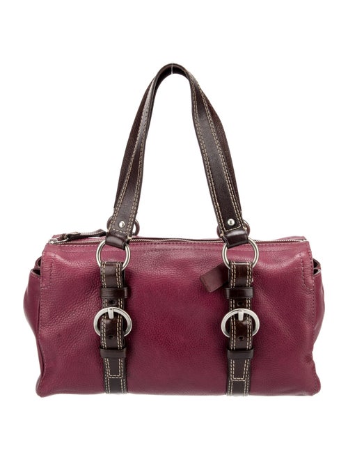 Coach Leather Top Handle Bag