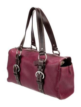 Coach Leather Top Handle Bag