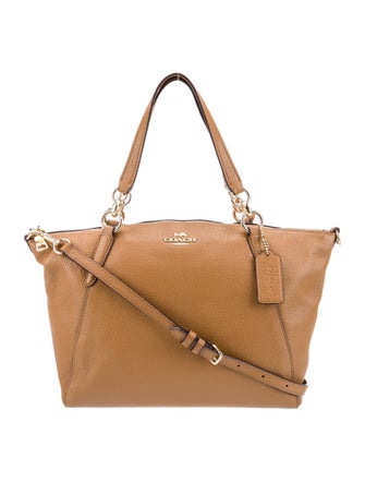 Coach Leather Top Handle Bag
