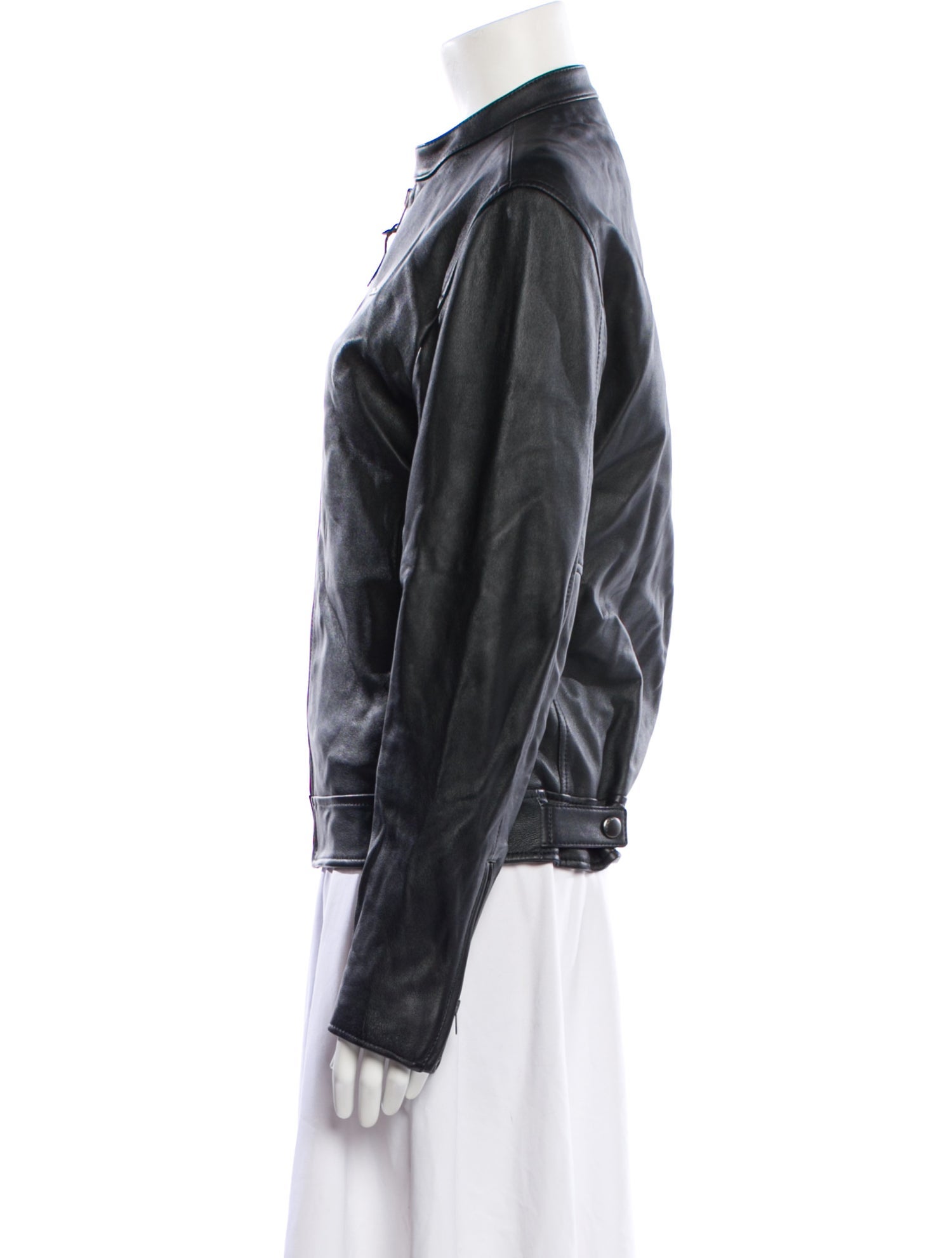 Coach Leather Bomber Jacket w/ Tags