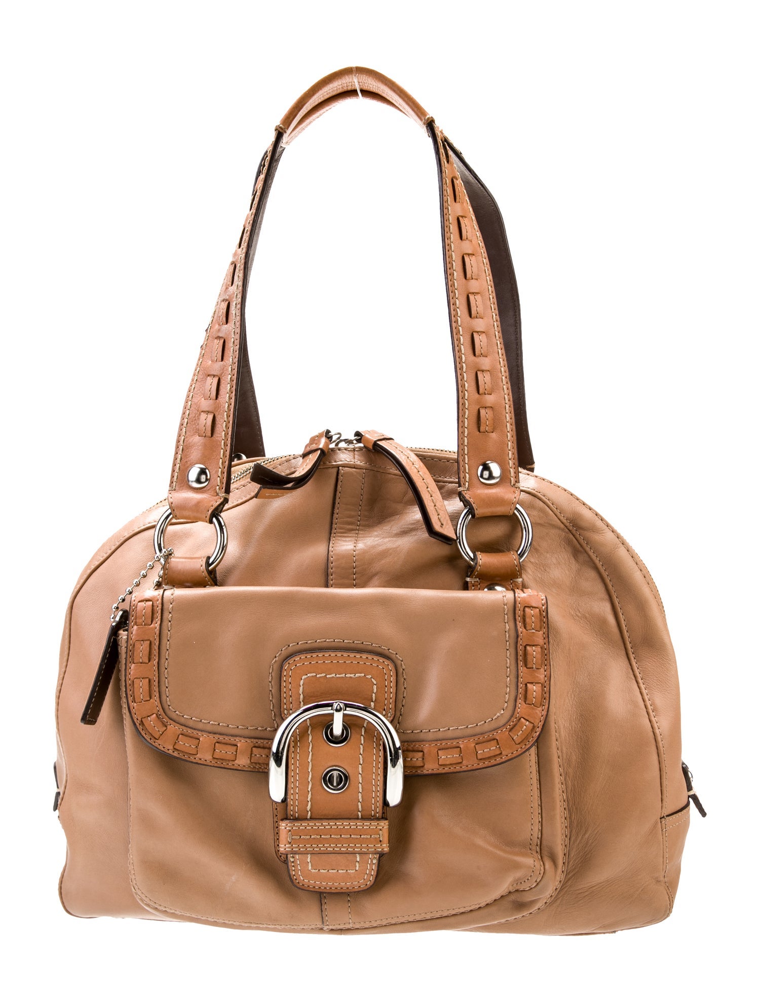 Coach Leather Top Handle Bag