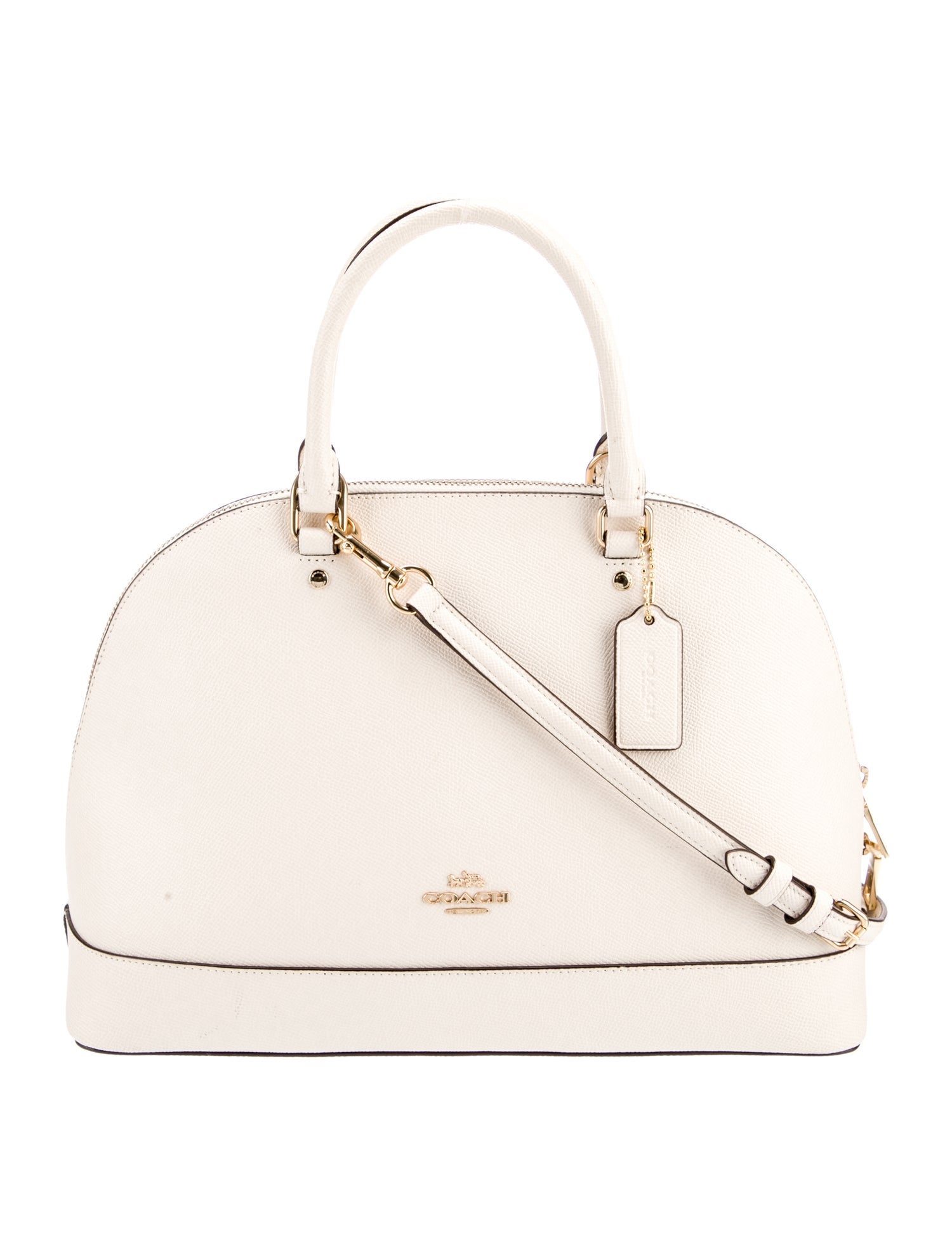 Coach Leather Top Handle Bag