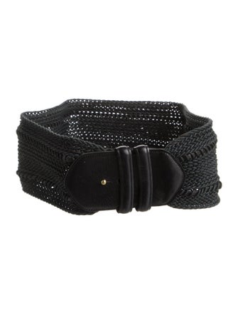 Coach Wide Leather Waist Belt