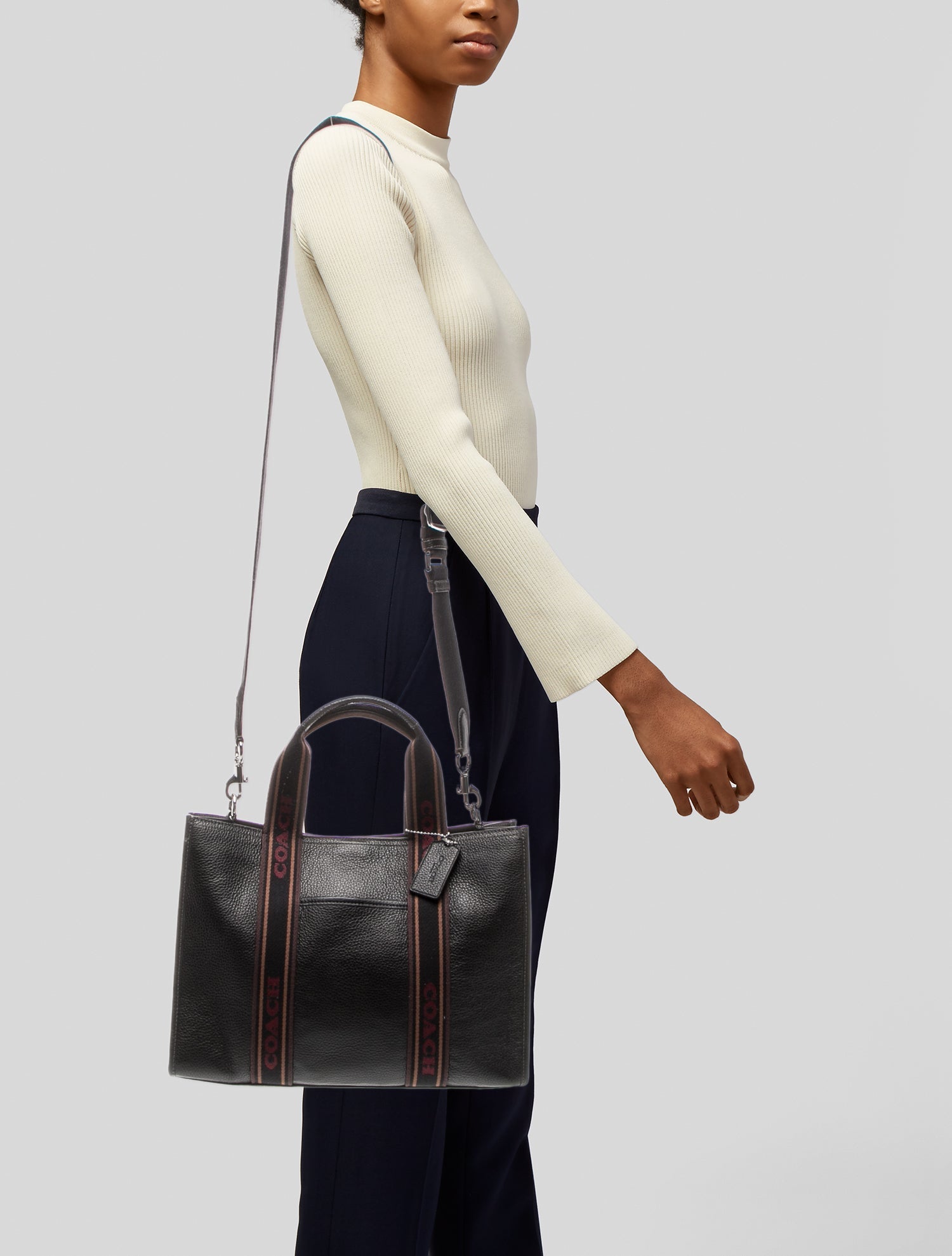 Coach Leather Messenger Bag
