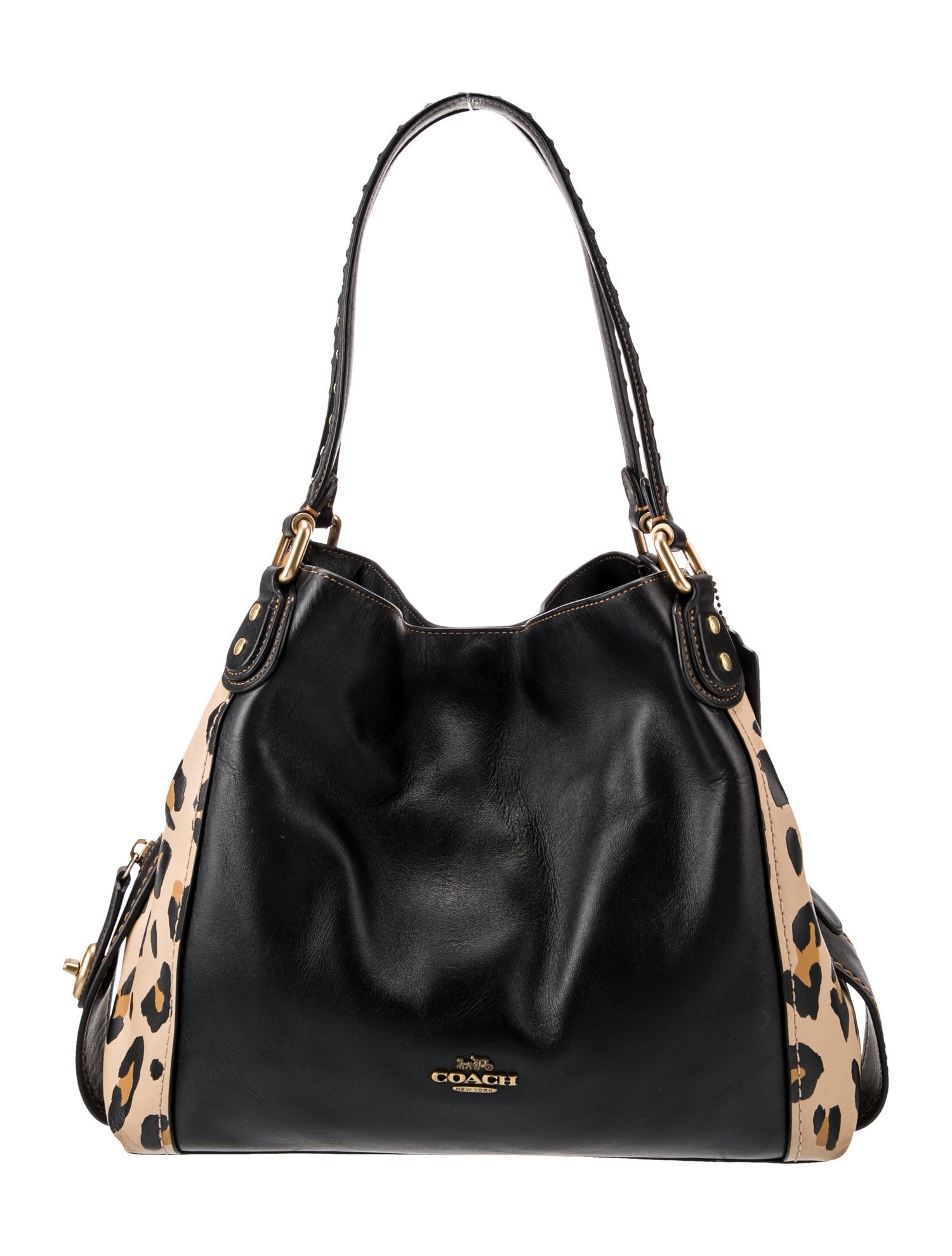 Coach Leather Top Handle Bag
