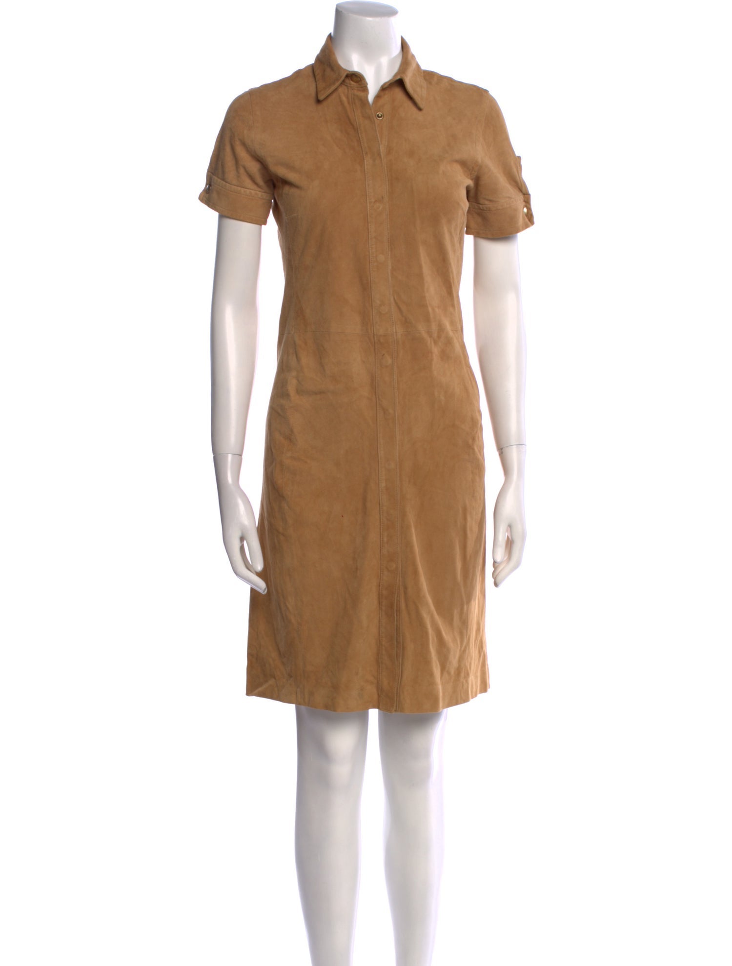 Coach Leather Knee-Length Dress