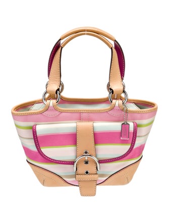 Coach Canvas Top Handle Bag