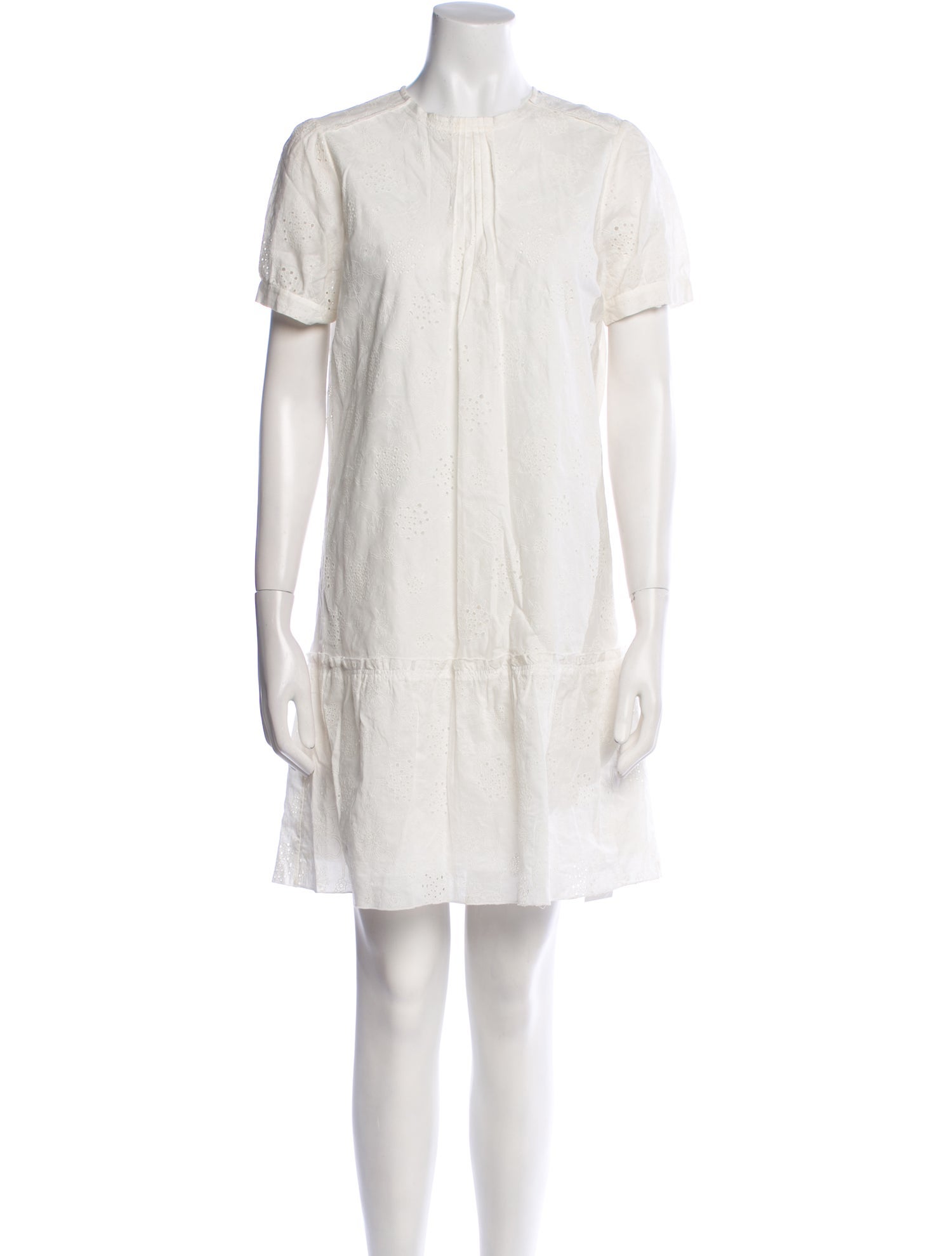 Coach Crew Neck Knee-Length Dress