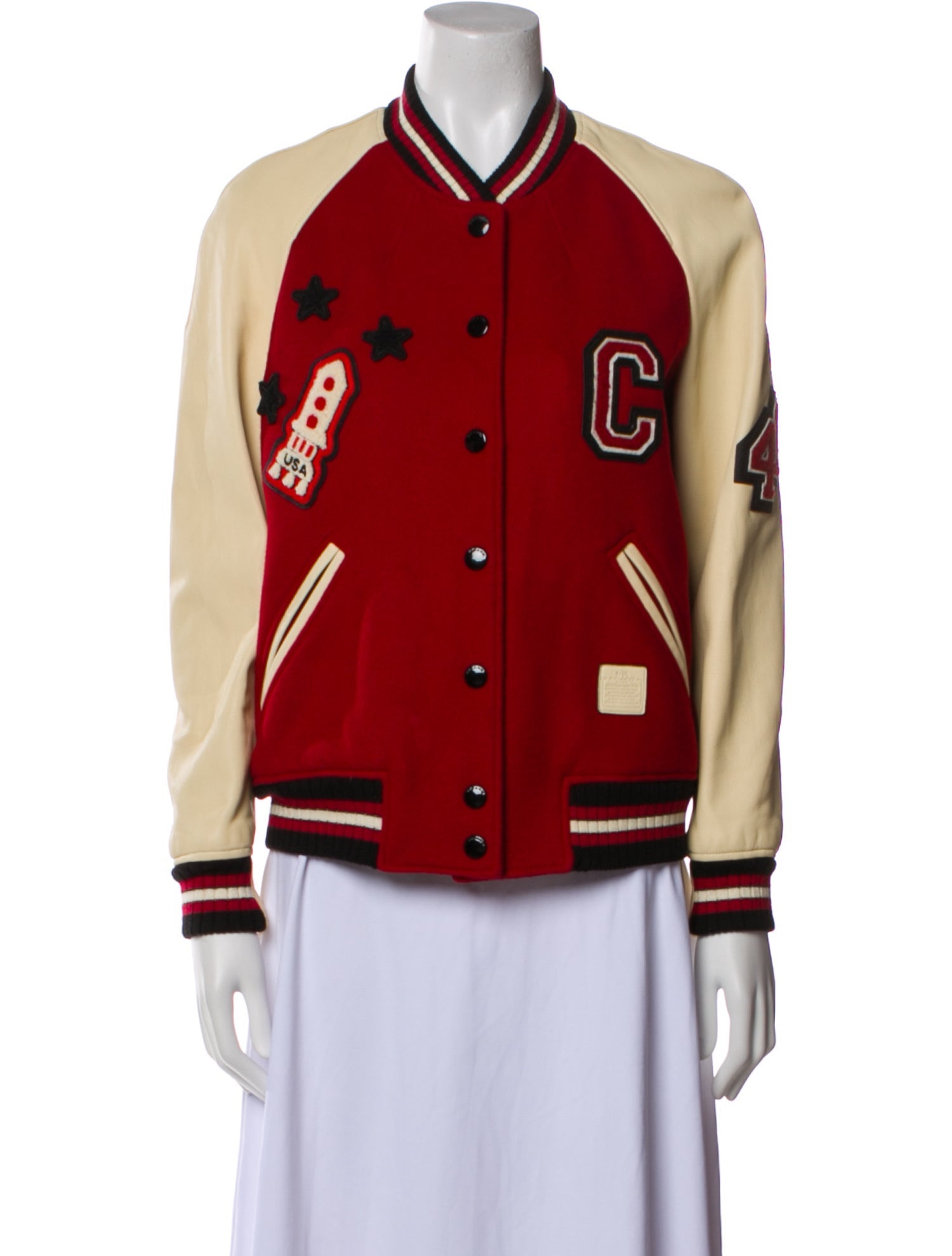 Coach Graphic Print Bomber Jacket