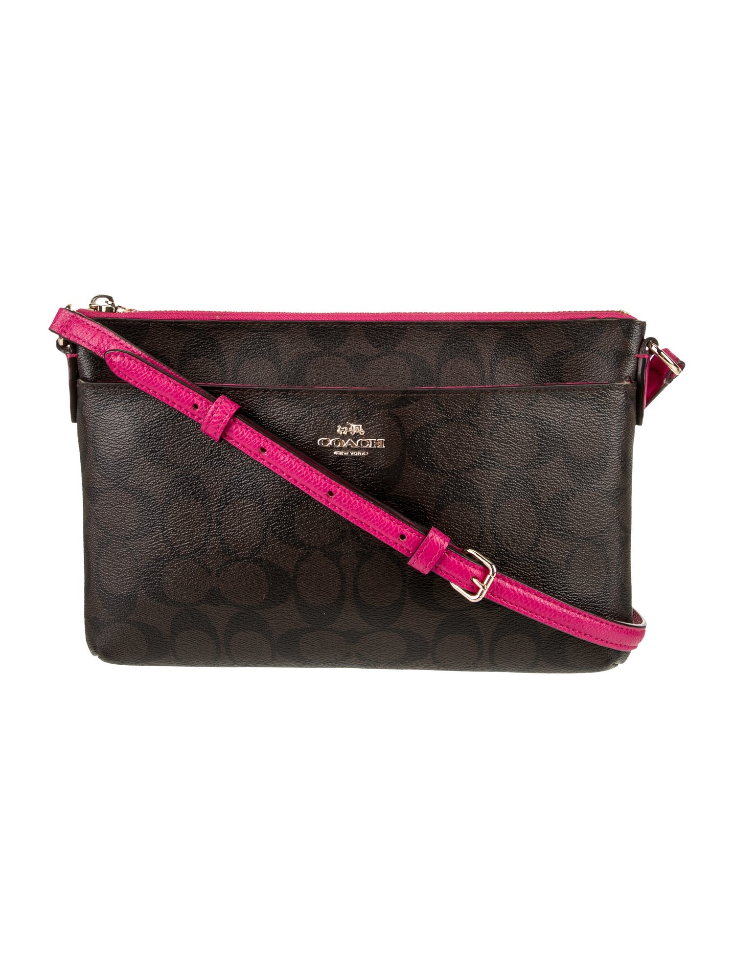 Coach Leather Messenger Bag