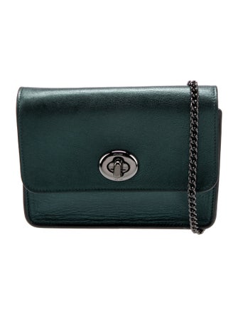 Coach Embossed Leather Crossbody Bag