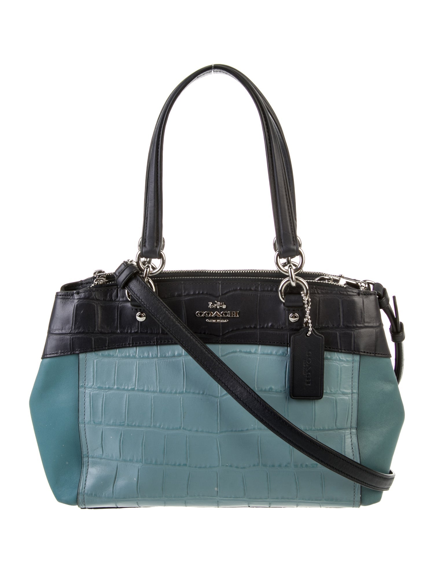 Coach Leather Top Handle Bag