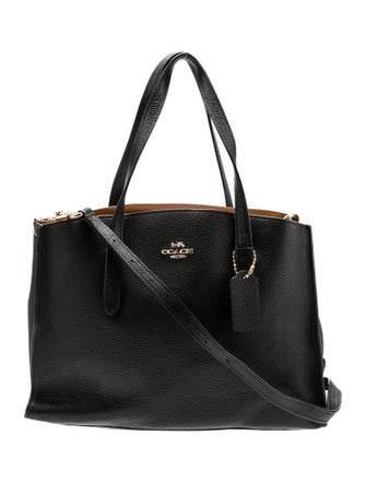 Coach Leather Top Handle Bag