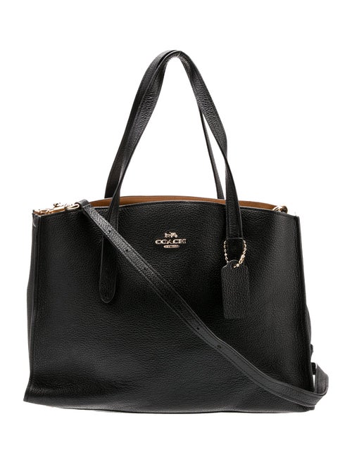 Coach Leather Top Handle Bag
