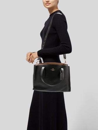 Coach Leather Top Handle Bag