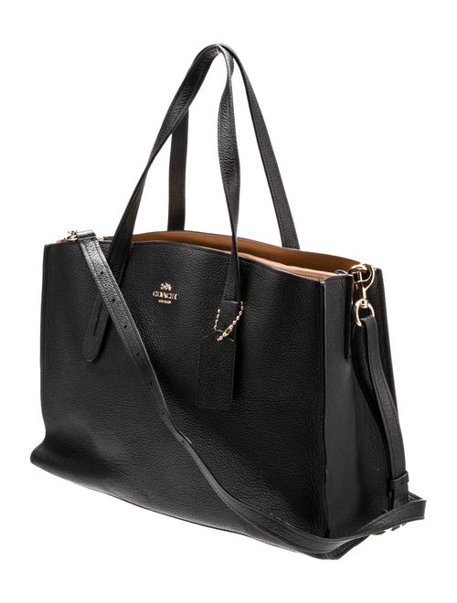 Coach Leather Top Handle Bag