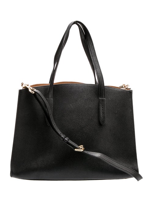 Coach Leather Top Handle Bag