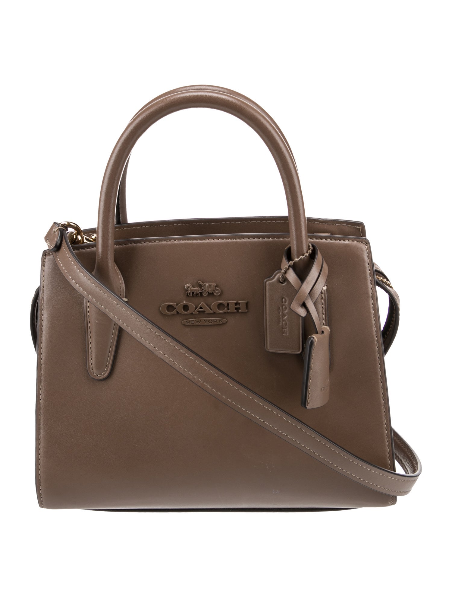 Coach Leather Adrea Carryall