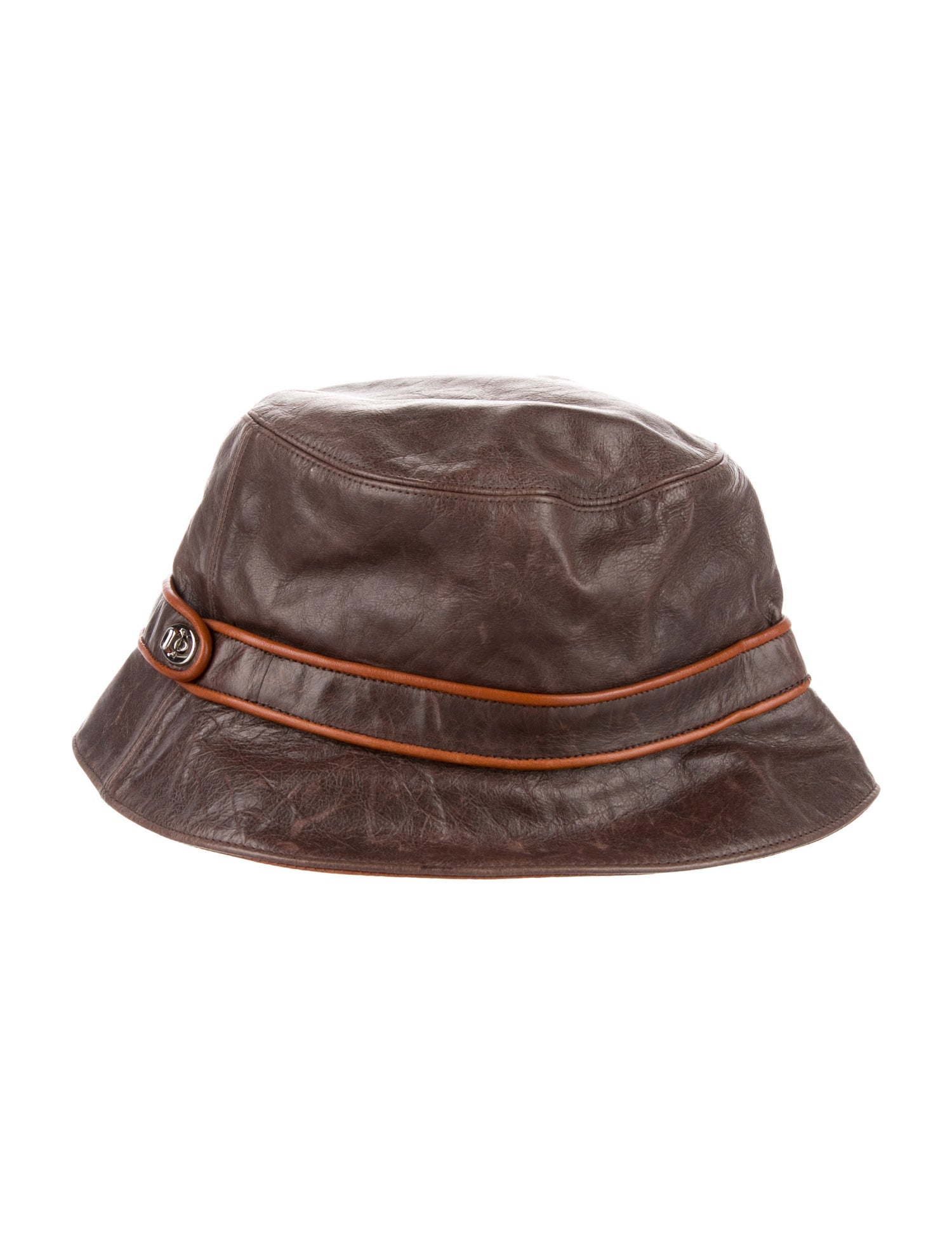 Coach Leather Bucket Hat