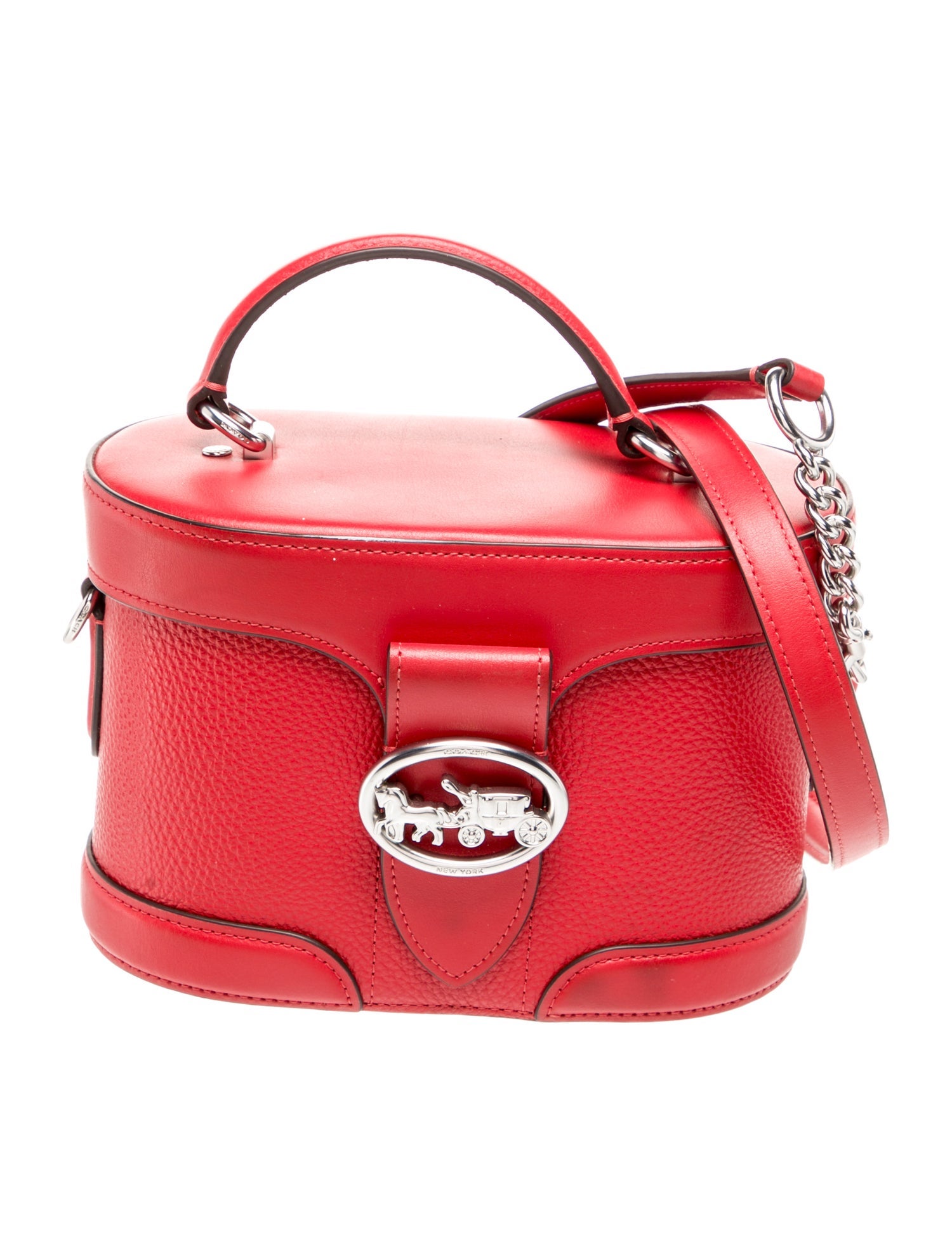 Coach Leather Top Handle Bag