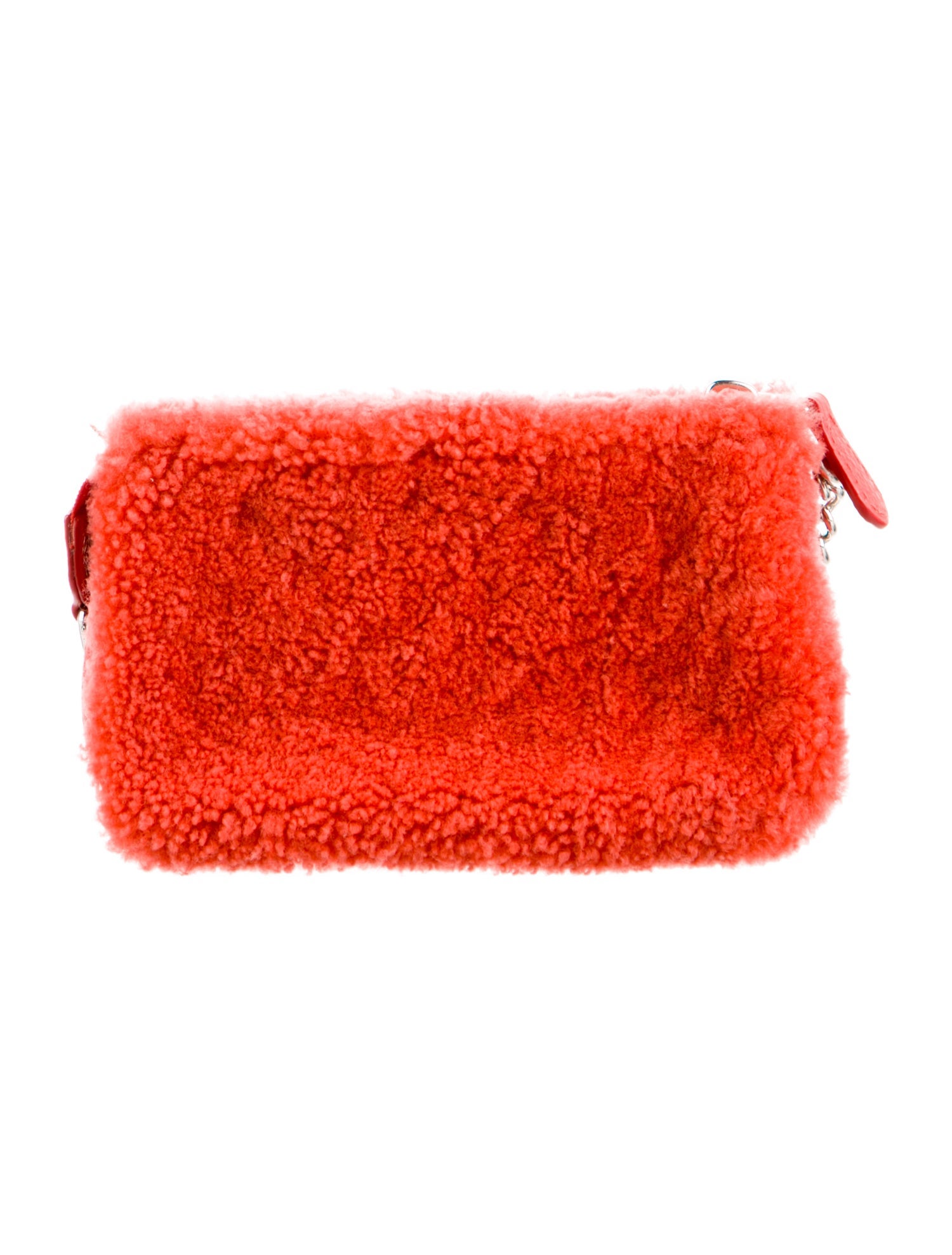 Coach Shearling Wristlet