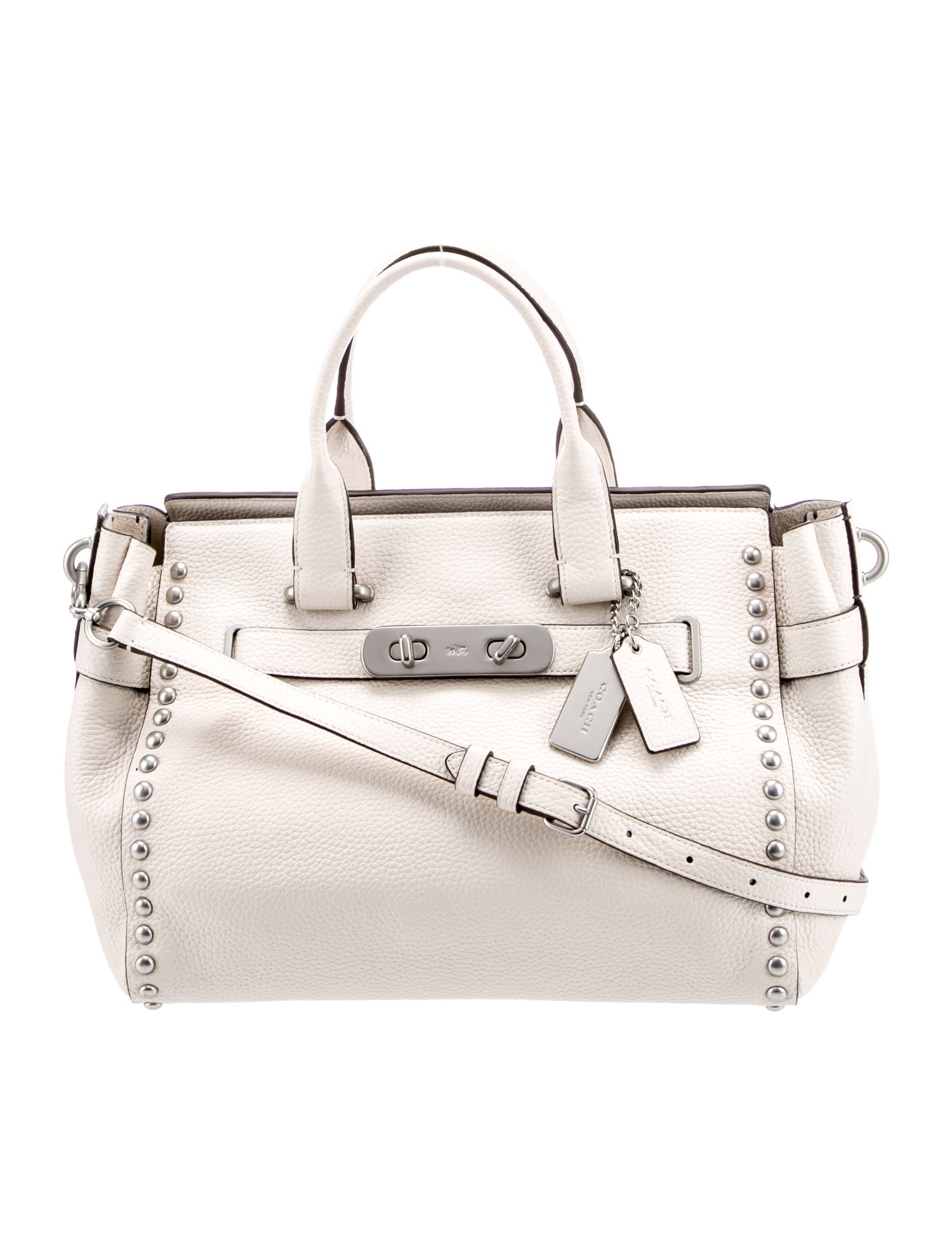 Coach Leather Top Handle Bag