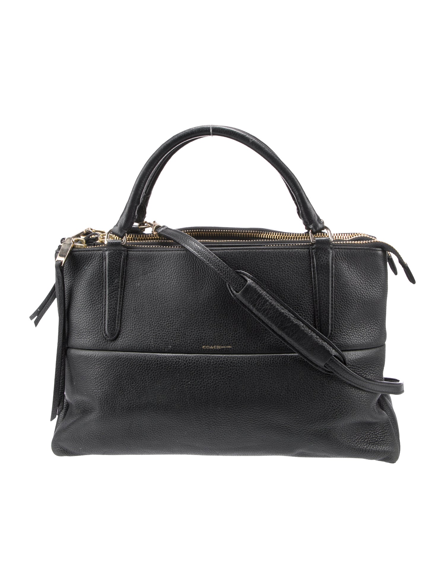 Coach Leather Top Handle Bag