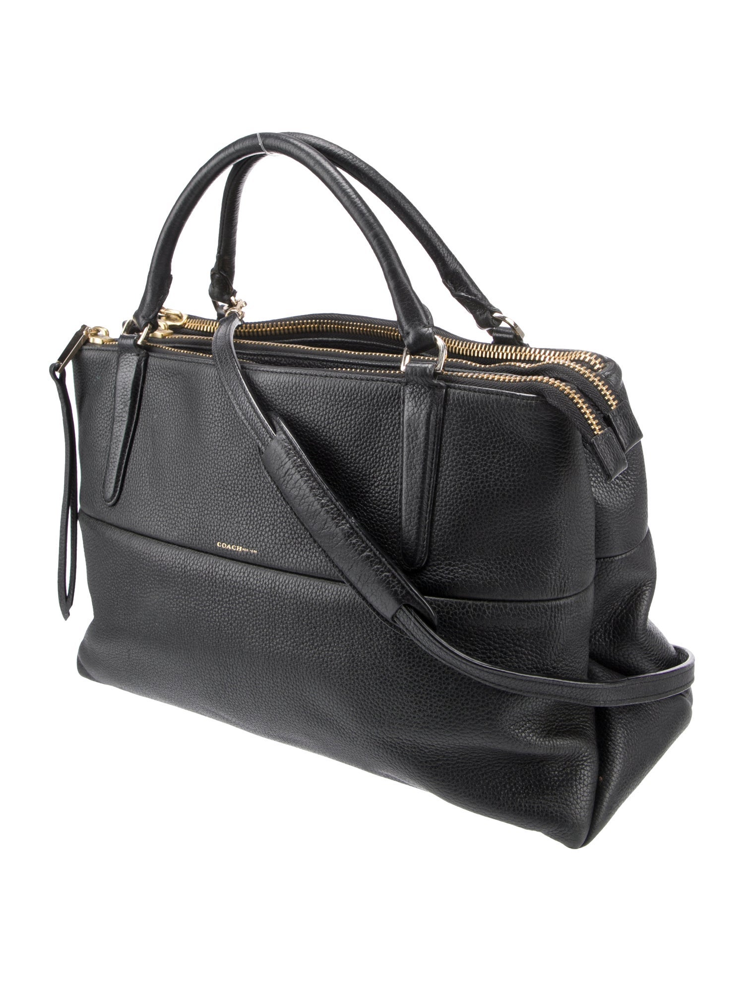 Coach Leather Top Handle Bag