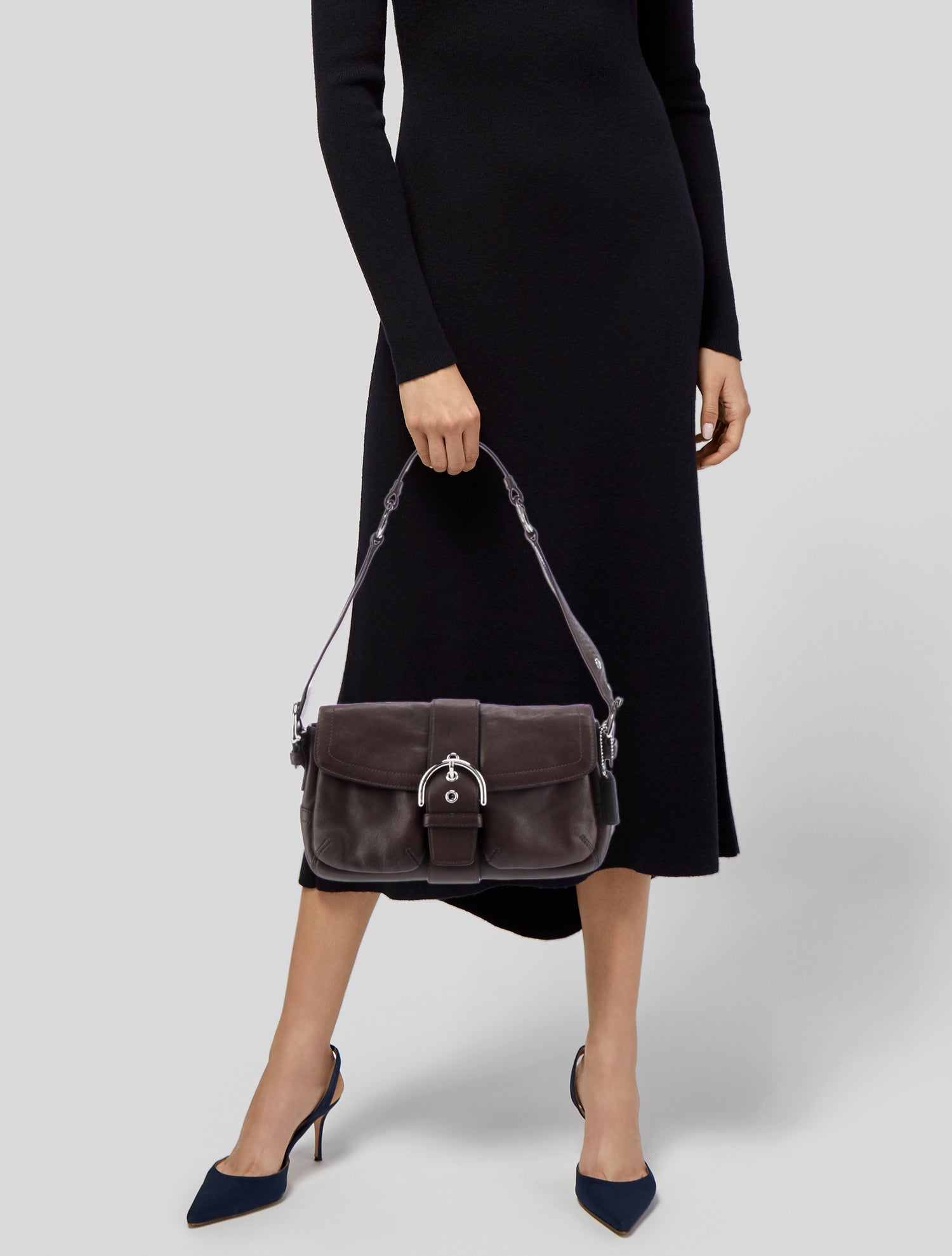 Coach Leather Shoulder Bag