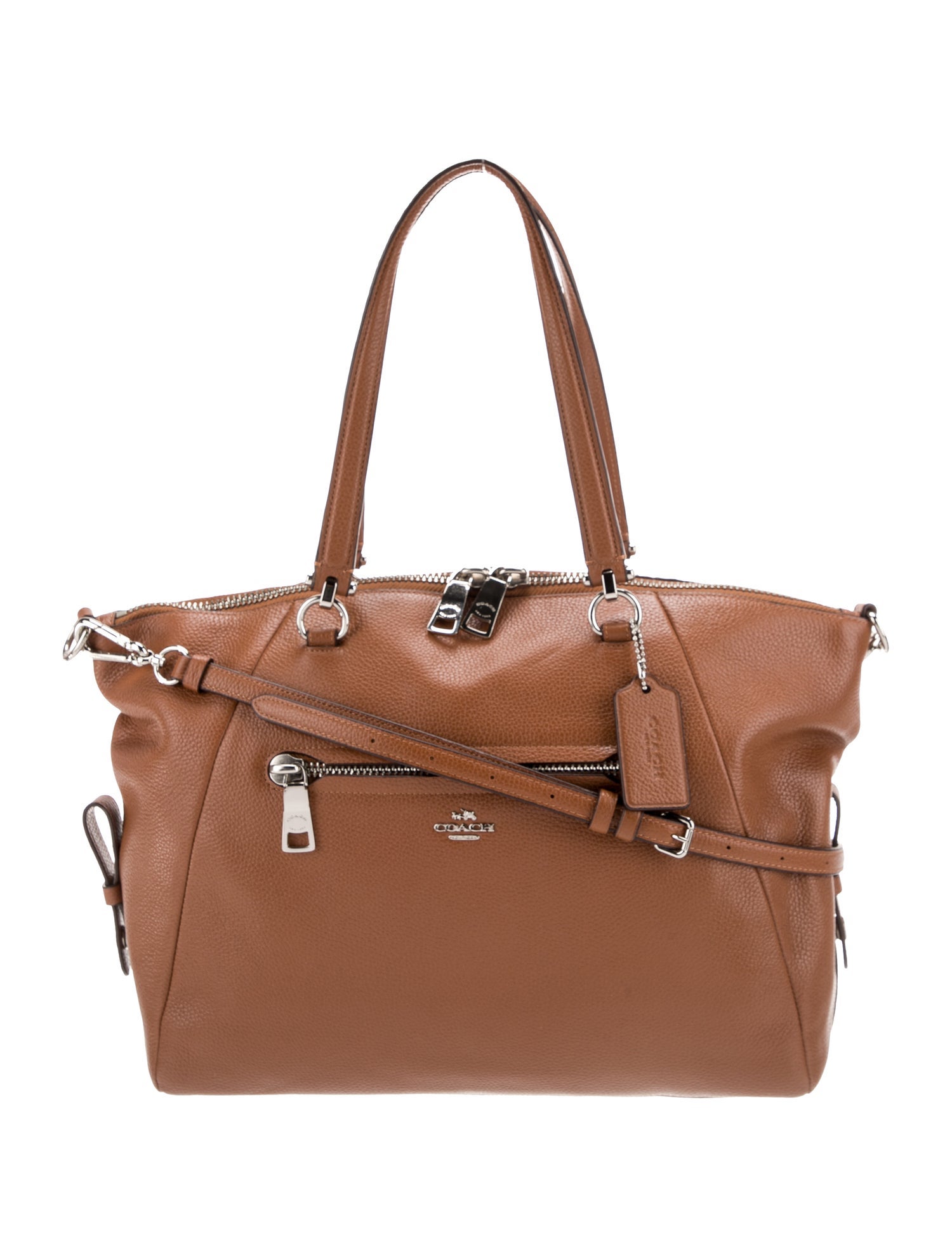 Coach Leather Top Handle Bag