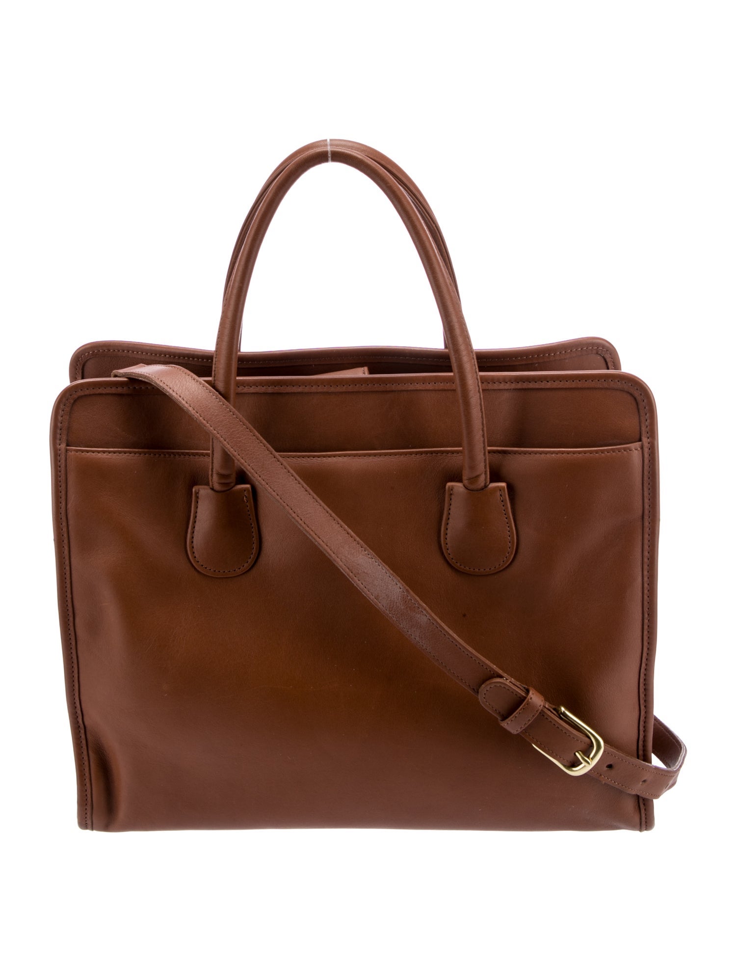 Coach Leather Top Handle Bag